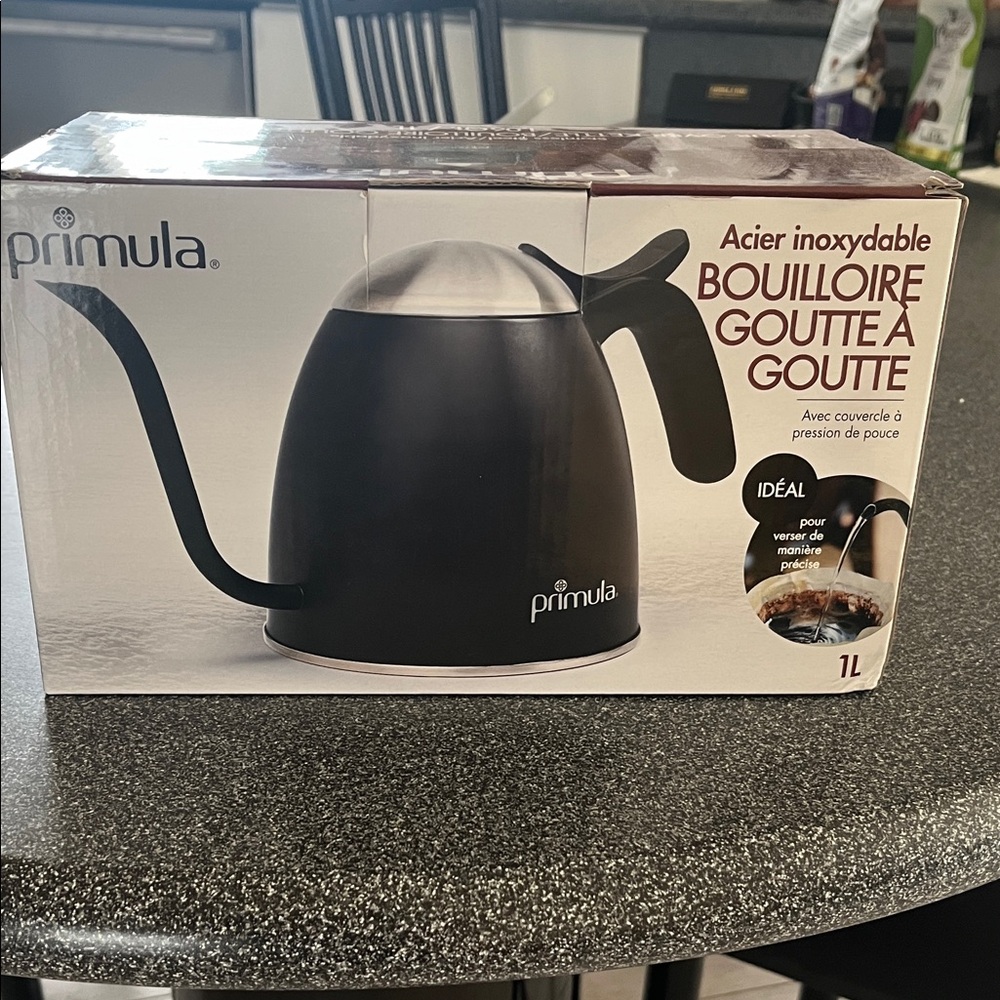 Black Stainless Steel Gooseneck Kettle